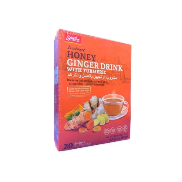 Boisson Instantanée Miel, Gingembre, Curcuma